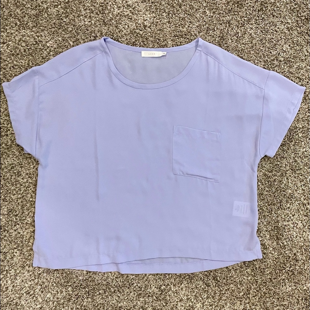 Lush slouchy pocket tee